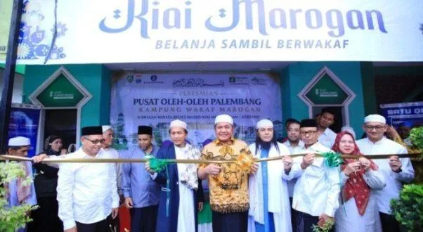 Soft Launching Pusat Oleh-Oleh Khas Palembang di Kawasan Wisata Religi Marogan