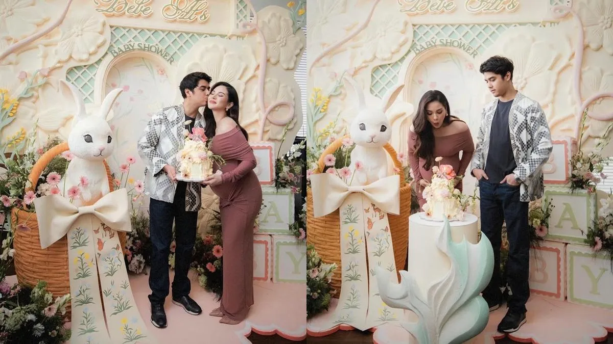 Perayaan Ulang Tahun dan Baby Shower Alyssa Daguise Tampilkan Romantisme Al Ghazali