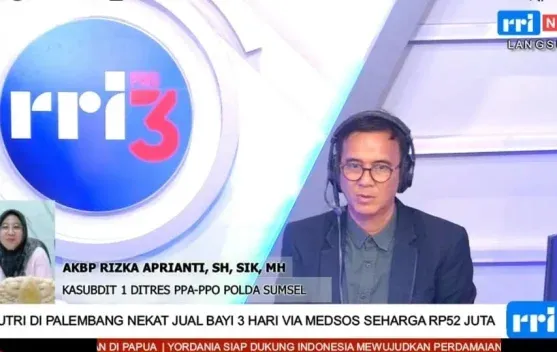 Polda Sumsel Tangkap Suami Istri Terkait Kasus Perdagangan Bayi