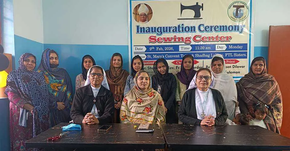 Pusat Menjahit Suster Fransiskan Kembalikan Harapan Perempuan di Pakistan