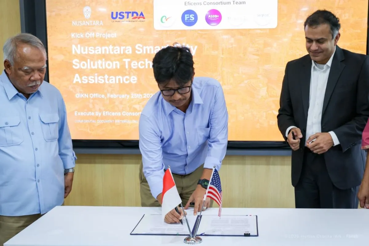 AS Hibahkan 2,49 Juta Dolar untuk Perkuat Smart City IKN