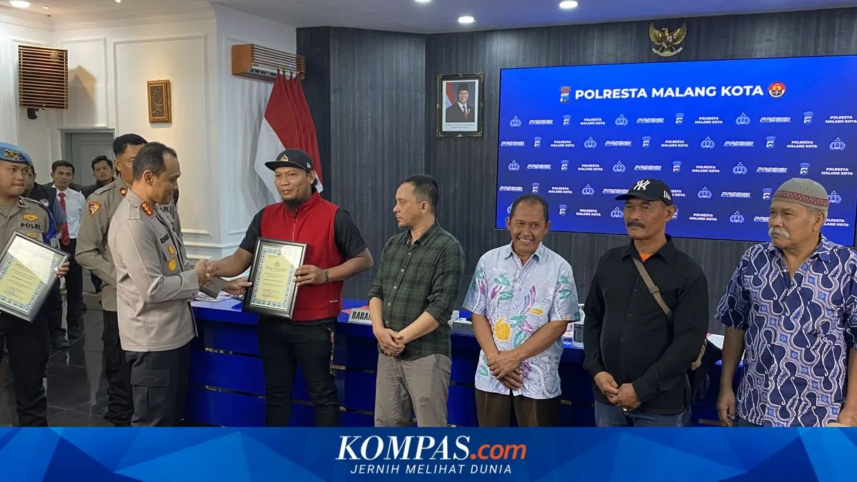 Warga Malang Dapat Penghargaan Usai Gagalkan Balap Liar