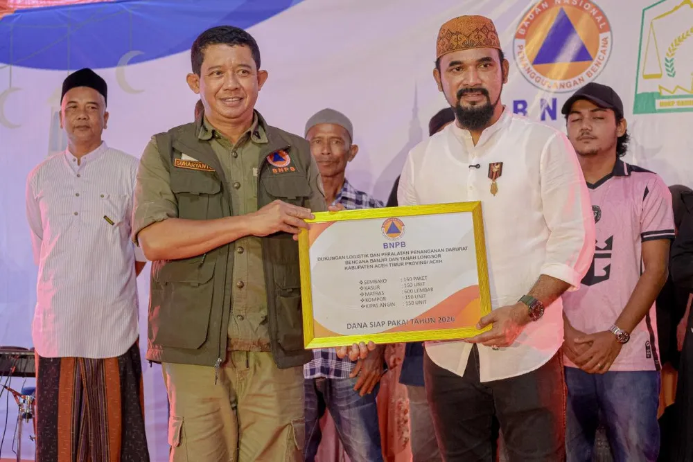 Bupati Aceh Timur Terima Kunjungan Kerja Kepala BNPB