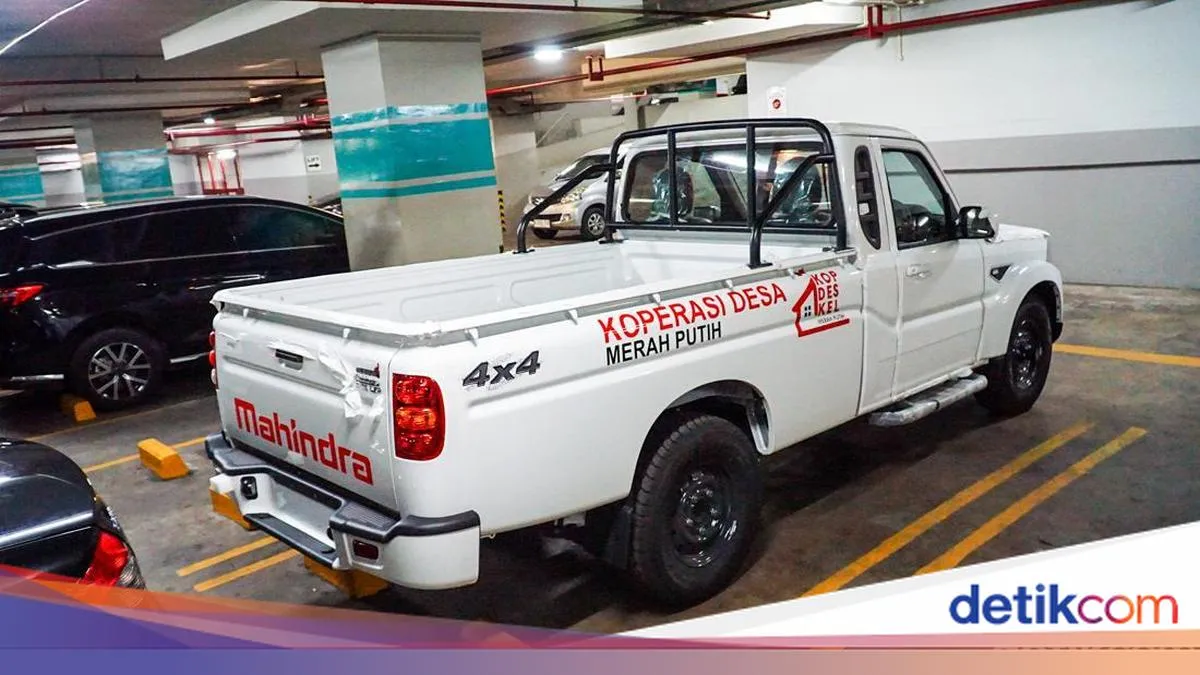 Pick Up Mahindra untuk Koperasi Desa Merah Putih Tiba di Indonesia