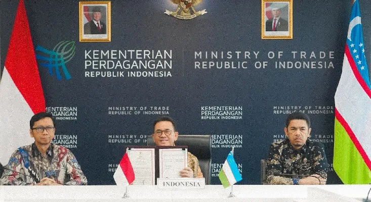 Indonesia dan Uzbekistan Resmi Mulai Perundingan Perdagangan Bebas