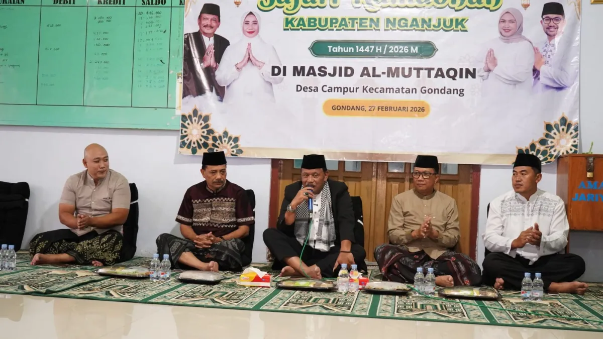 Bupati Nganjuk Tegaskan Komitmen Tingkatkan Kesejahteraan di Safari Ramadan