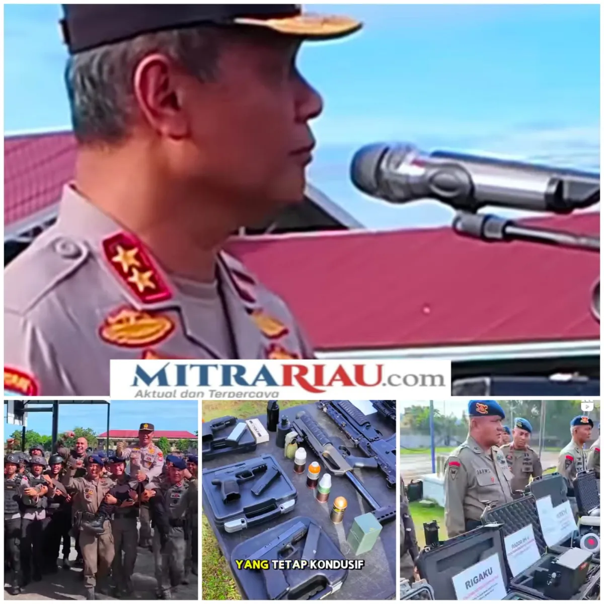 Kapolda Sumbar Tinjau Kesiapan Brimob di Mako Polda Sumbar
