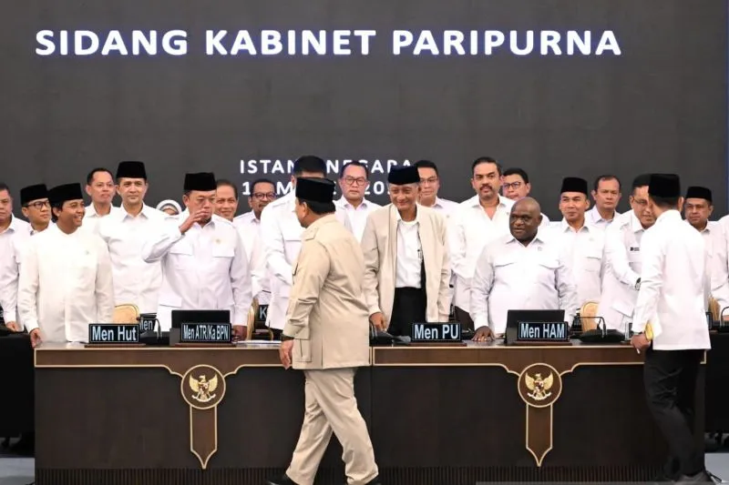 Prabowo Minta Kabinet Tampilkan Kesederhanaan Saat Idul Fitri
