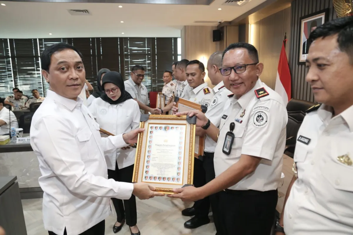 Lapas Porong Terima Penghargaan Bareskrim atas Kontribusi Pemberantasan Narkoba