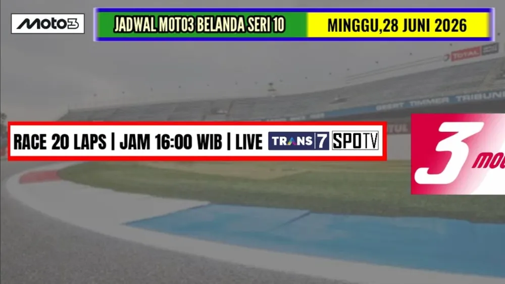 Jadwal Race MotoGP Belanda 2026 di Assen Resmi Rilis