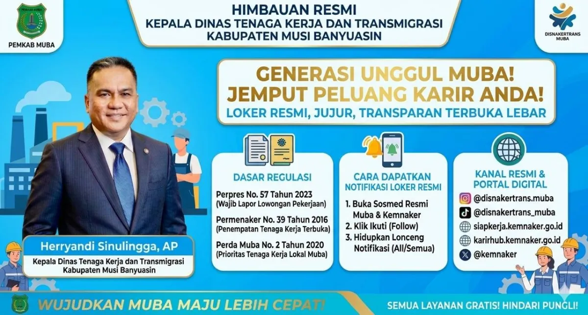 Pemantauan Bursa Kerja Resmi di Musi Banyuasin