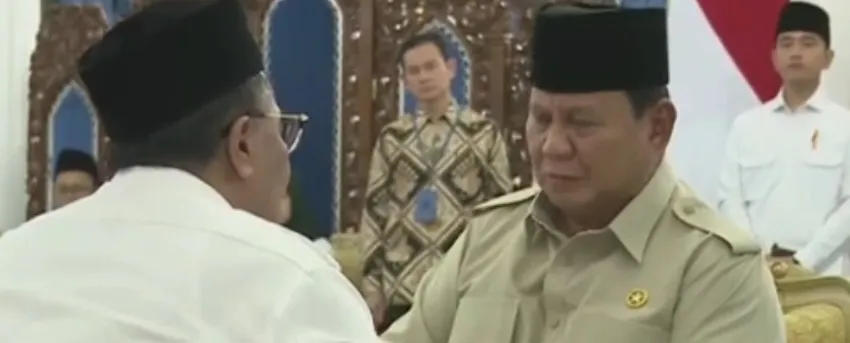 Prabowo dan Kabinet Tunaikan Zakat di Istana Saat Ramadan