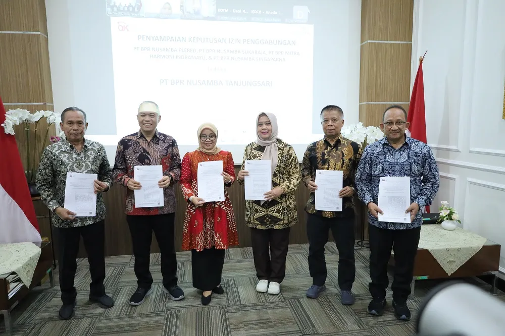 OJK Resmi Gabungkan 4 BPR untuk Perkuat UMKM