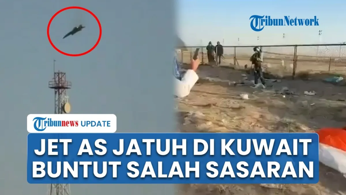 Jet Tempur F-15 AS Jatuh di Kuwait, Diduga Akibat Tembakan Salah Sasaran
