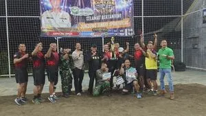 Desa Pamijahan Juara Turnamen Voli Kapolsek Depok Cup I