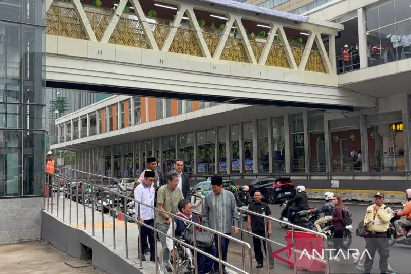 JPO Sarinah Diresmikan, Kini Lebih Ramah Disabilitas