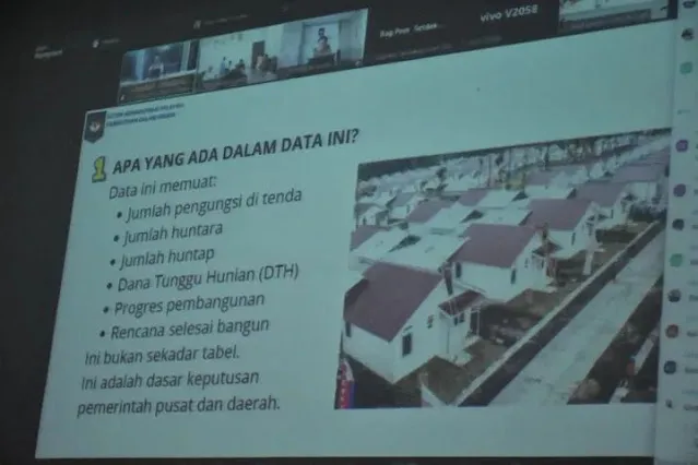 Progres Pembangunan Huntara di Sumbar Capai 97% dalam Validasi Data Pengungsi