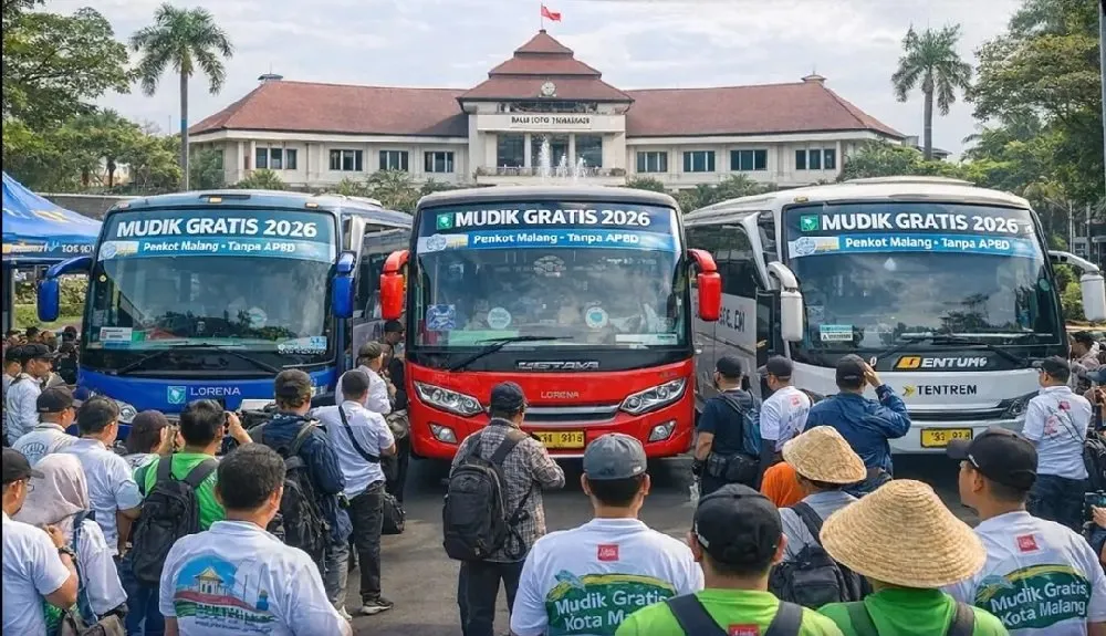 Pemkot Malang Tambah Armada Bus Mudik Gratis Menjadi 6 Unit