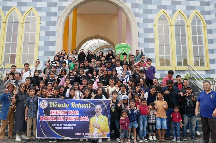 Dr Maruli Siahaan Dukung Kegiatan Wisata Rohani Keluarga Besar Bersinar