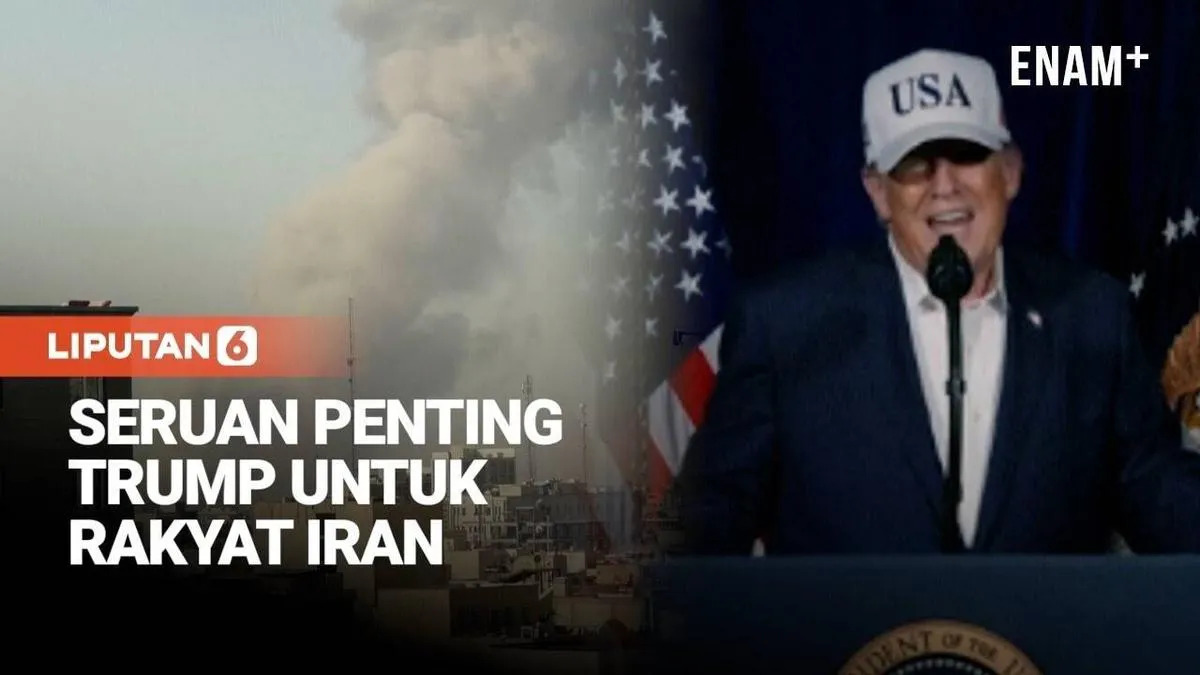 Trump Serukan Intervensi Rakyat Iran dalam Operasi Tempur AS