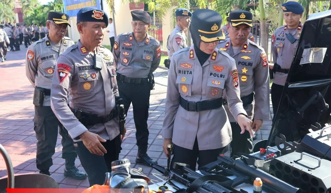 Polres Sumbawa Gelar Apel Kesiapan Hadapi Potensi Konflik Sosial