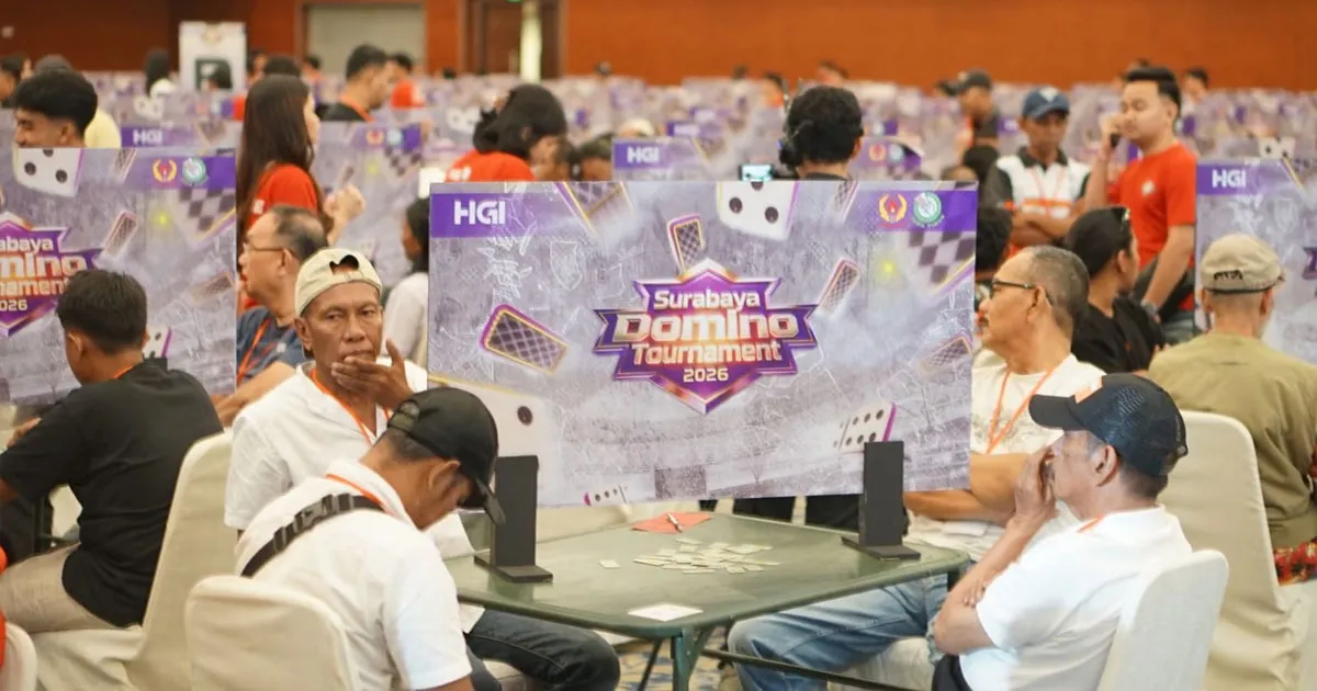 Surabaya Tuan Rumah Turnamen Domino HGI yang Meriah