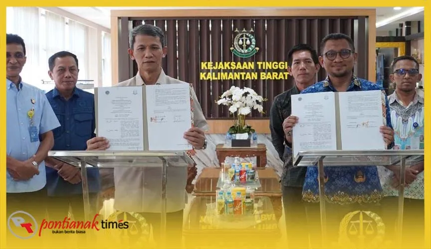 Kejati Kalbar dan UPBU Ketapang Tandatangani Kerja Sama Hukum