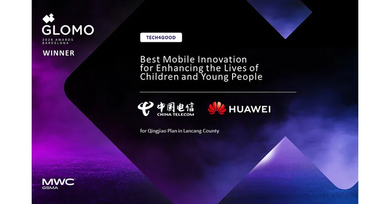 Huawei dan China Telecom Terima Penghargaan GSMA GLOMO untuk Program Pendidikan Qingjiao