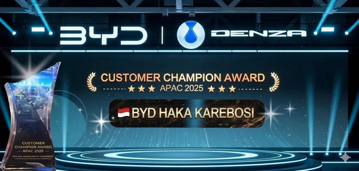 BYD Haka Karebosi Makassar Raih Penghargaan Customer Champion APAC 2025