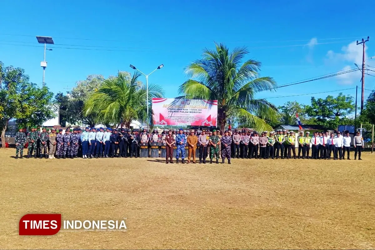 Wabup Morotai Hadiri Apel Gelar Pasukan untuk Antisipasi Konflik Sosial