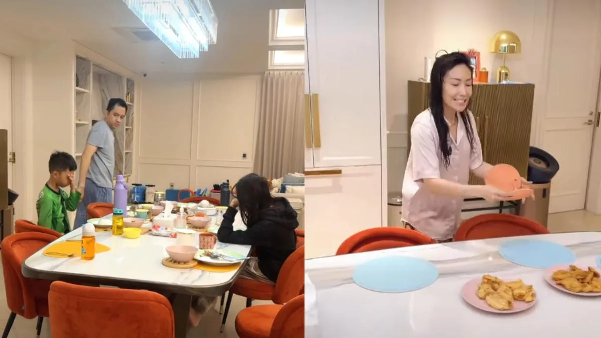 Ruang Makan Mewah Ayu Dewi: Sentuhan Neo-Klasik yang Elegan