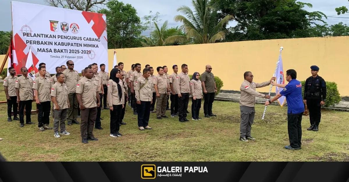 Ananias Faot Resmi Pimpin Perbakin Mimika, Siapkan Pembinaan Atlet Nasional