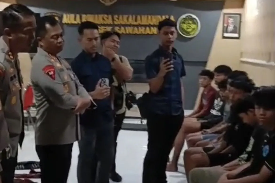 Polrestabes Surabaya Amankan 16 Remaja yang Siap Berperang Sarung di Hari Ketujuh Ramadan