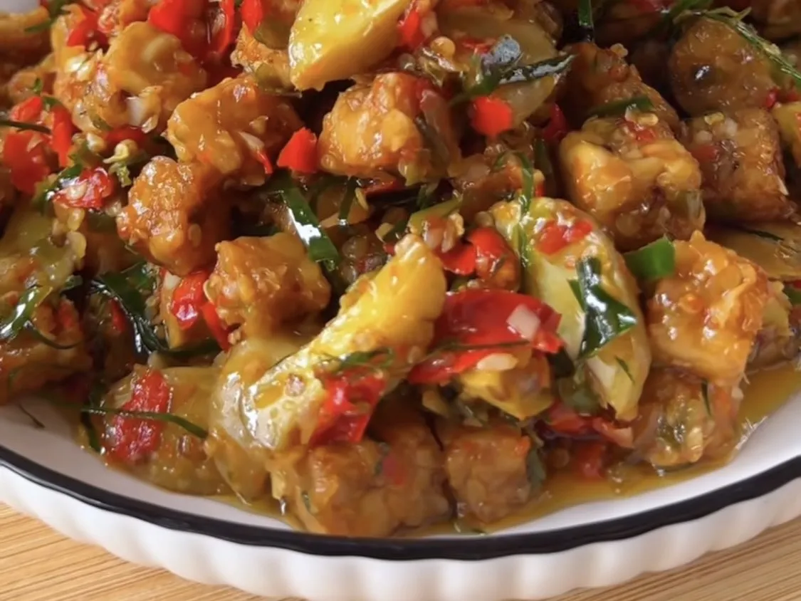 Nikmati Pedasnya Tempe Sambal Daun Jeruk ala Rumahan