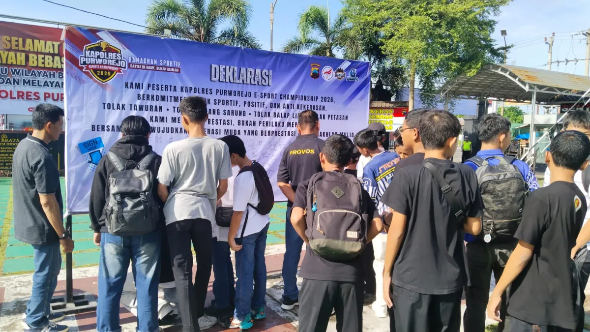 860 Pelajar Ikuti Kapolres Purworejo E-Sport Championship 2026