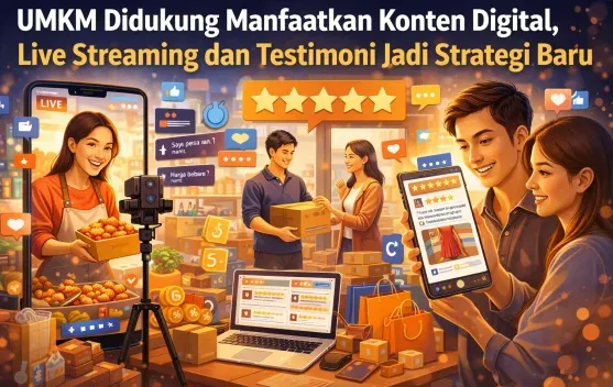 UMKM Manfaatkan Live Streaming dan Testimoni untuk Tingkatkan Penjualan Digital