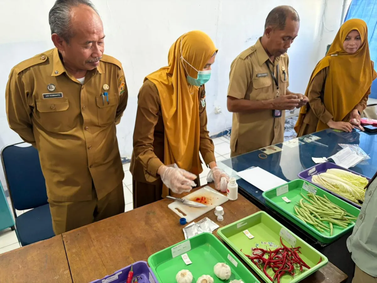Disketapang Sultra Perkuat Pengawasan Pangan dengan Rapid Test