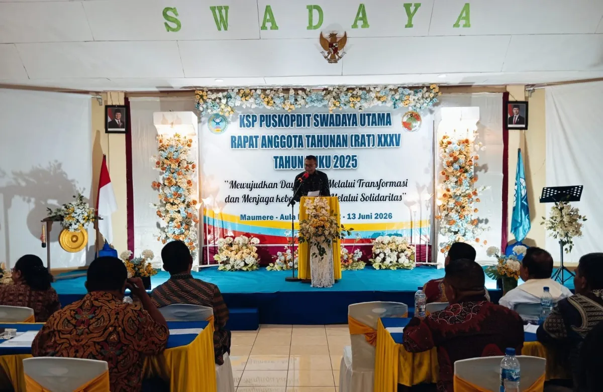 Wakil Bupati Sikka Dorong Puskopdit Jadi Pusat Pemberdayaan Ekonomi