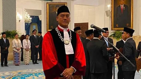 Liliek Prisbawono Dilantik Sebagai Hakim MK Menggantikan Anwar Usman