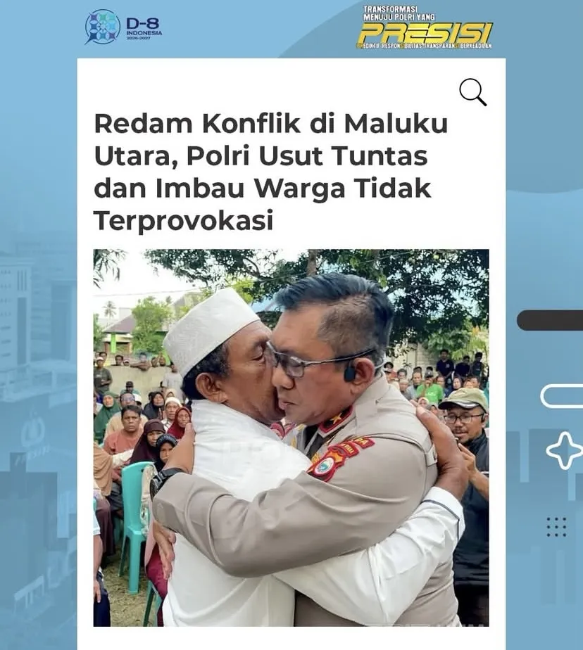 Wakapolda Malut Pantau Pemakaman dan Mitigasi Konflik Pasca Insiden Pembunuhan