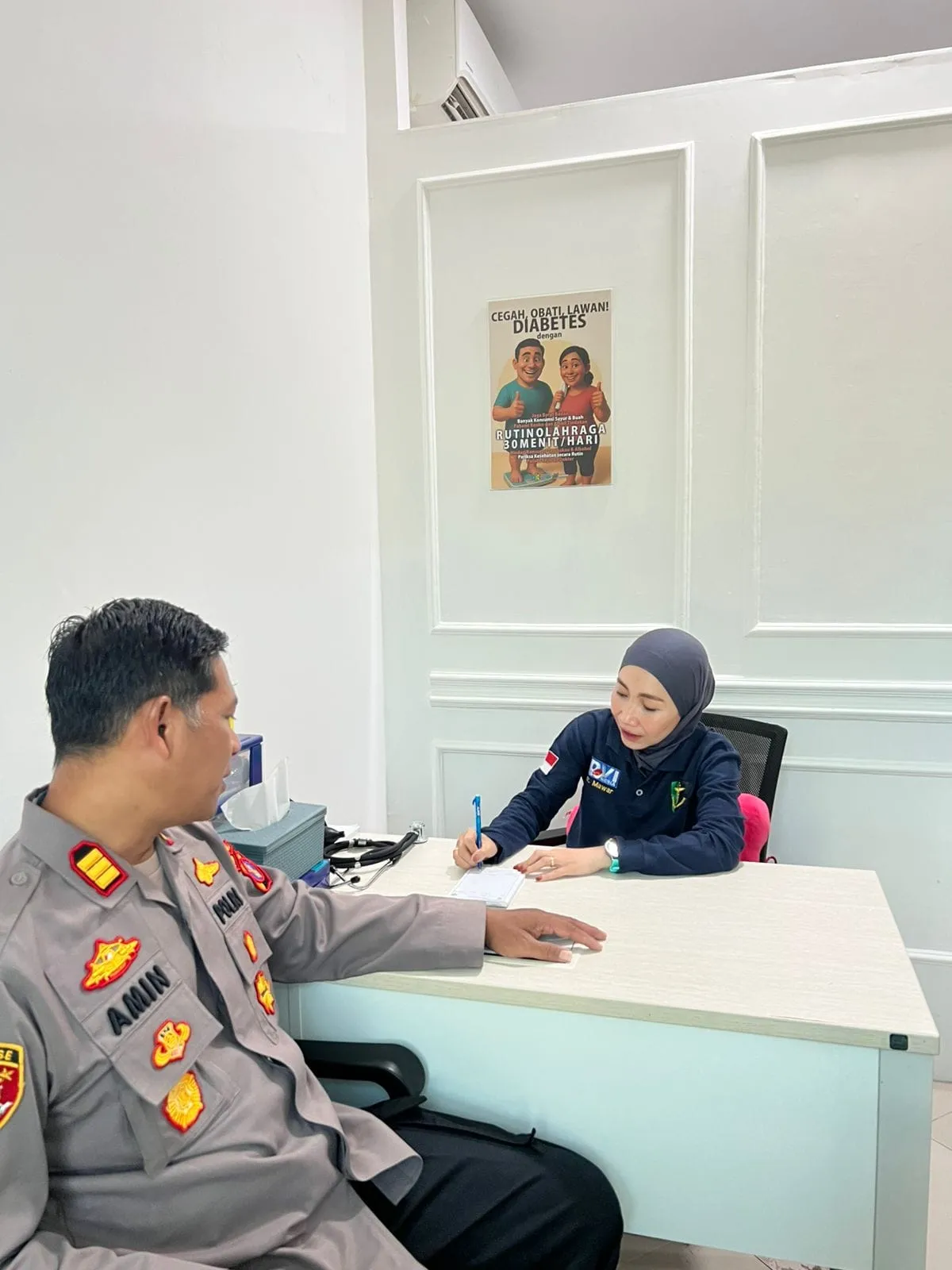 Polres Berau Gelar Pelayanan Kesehatan Rutin untuk Personel dan Keluarga