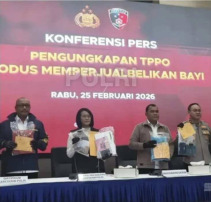 Bareskrim Polri Ungkap Jaringan Perdagangan Bayi Melalui Media Sosial