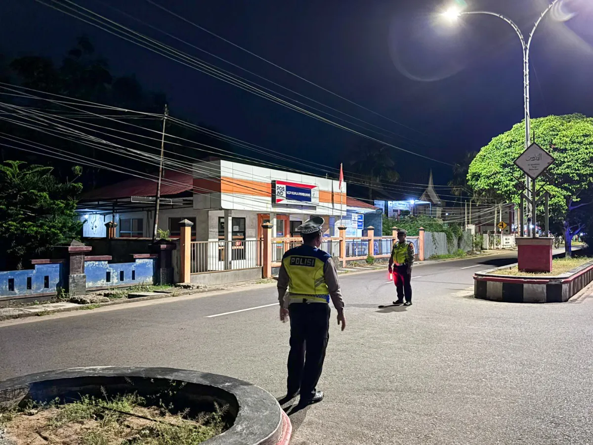 Patroli Dini Hari Satlantas Cegah Balap Liar Saat Ramadan