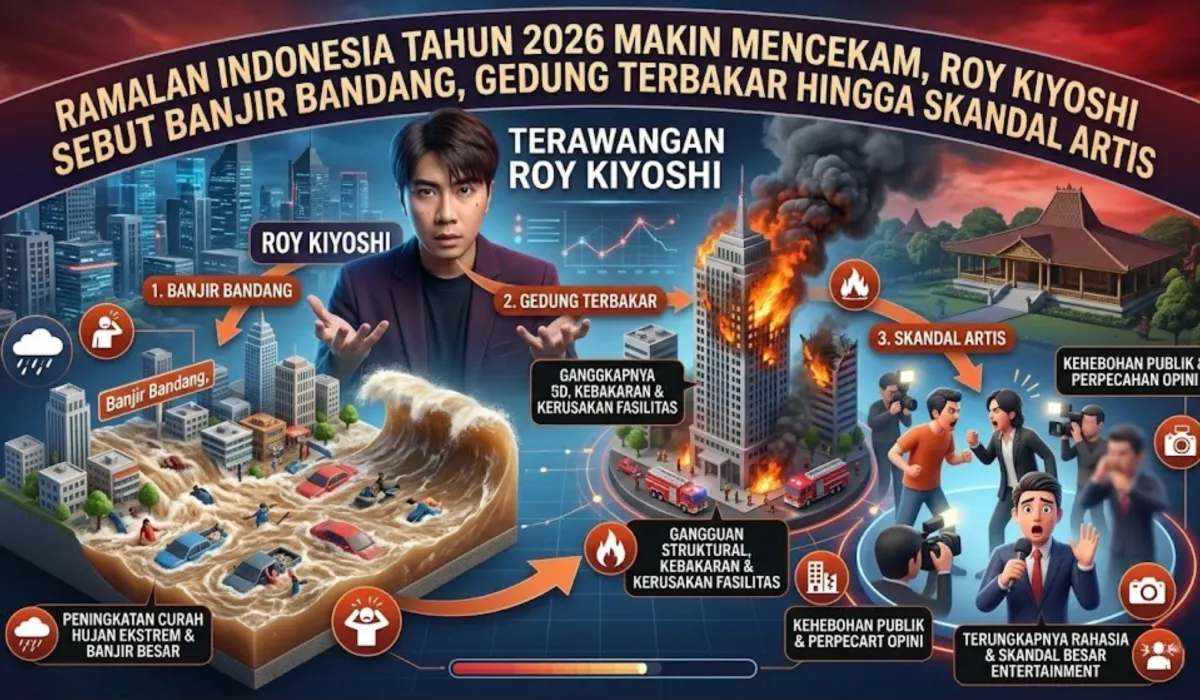 Roy Kiyoshi Ramalkan Banjir, Kebakaran, dan Skandal Artis di 2026