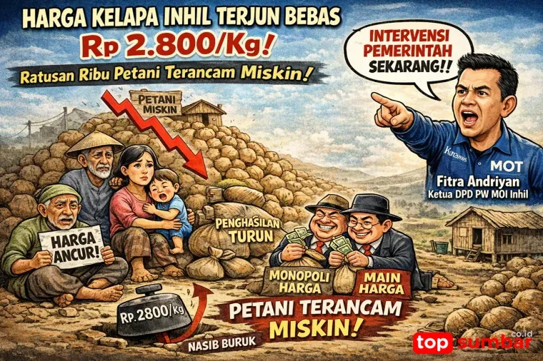 Anjloknya Harga Kelapa di Inhil: Ancaman Serius bagi Petani dan Ekonomi Daerah