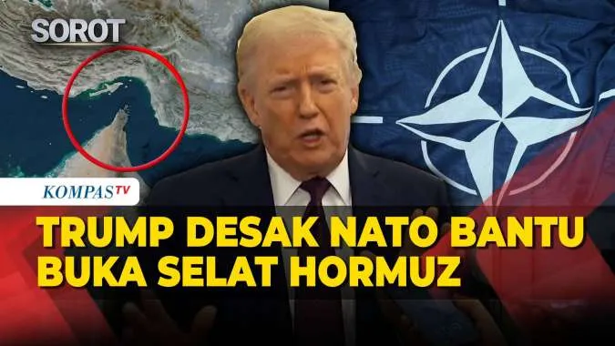 Trump Desak NATO Amankan Selat Hormuz dari Iran