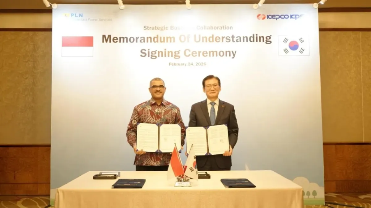 PLN NPS Jalin Kerja Sama Strategis dengan KEPCO KPS untuk Ekspansi Energi Global