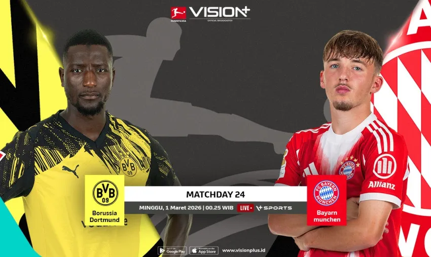 Dortmund Tantang Bayern dalam Duel Penentu Klasemen Bundesliga