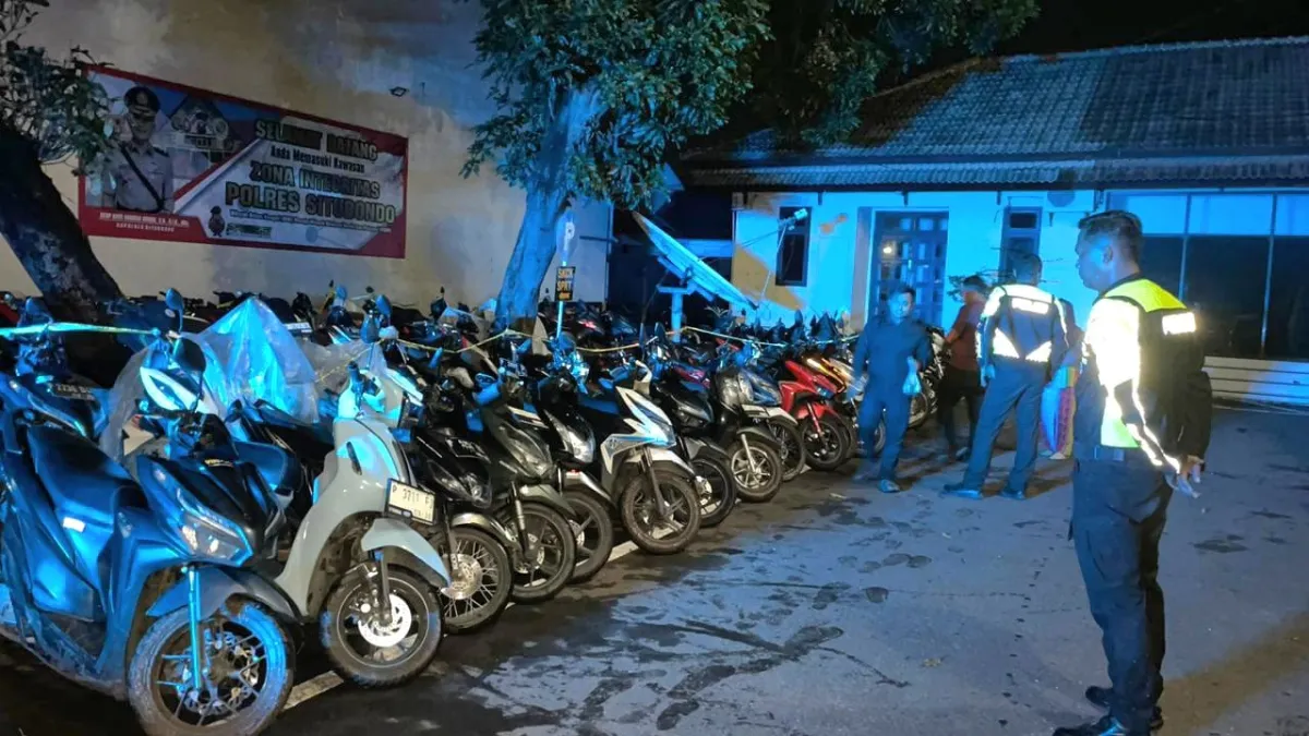73 Pelaku Balap Liar di Situbondo Dikenakan Denda Maksimal Rp3 Juta
