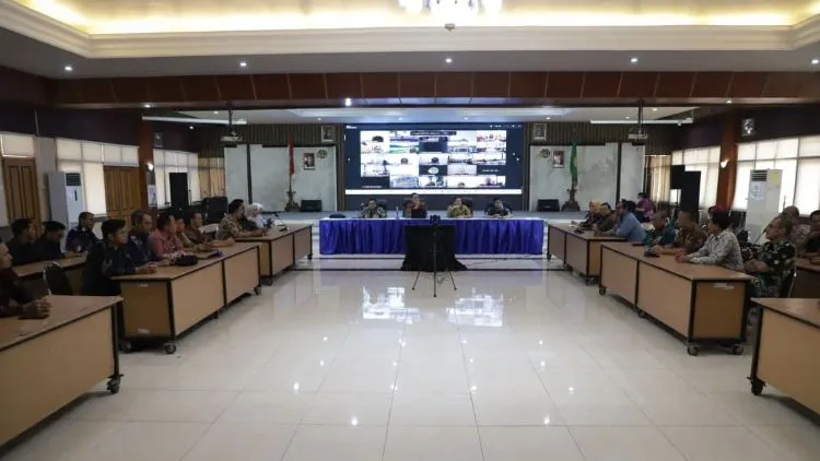 Kakanwil BPN Jatim Pimpin Rapat Exit Meeting Laporan Keuangan Bersama BPK RI